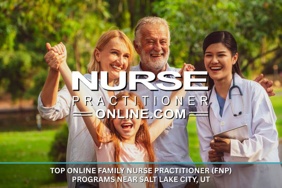 A Family Nurse Practitioner with her young patient and her grandparents