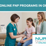 Female family nurse practitioner takes the blood pressure of a pre-teen girl in an exam room as her mom watches