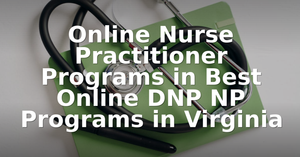 Best Online DNP NP Programs in Virginia (2026 ...