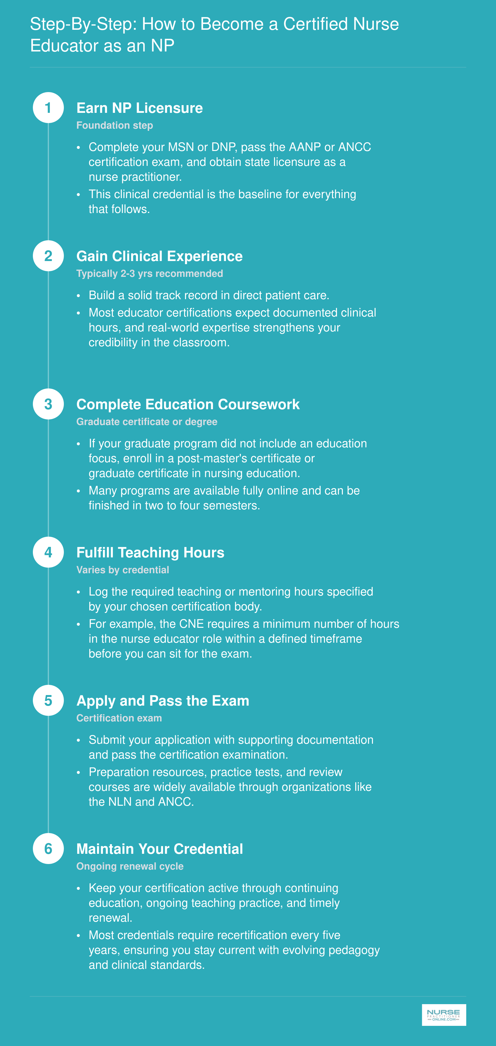 Step-by-Step: How to Become a Certified Nurse Educator as an NP