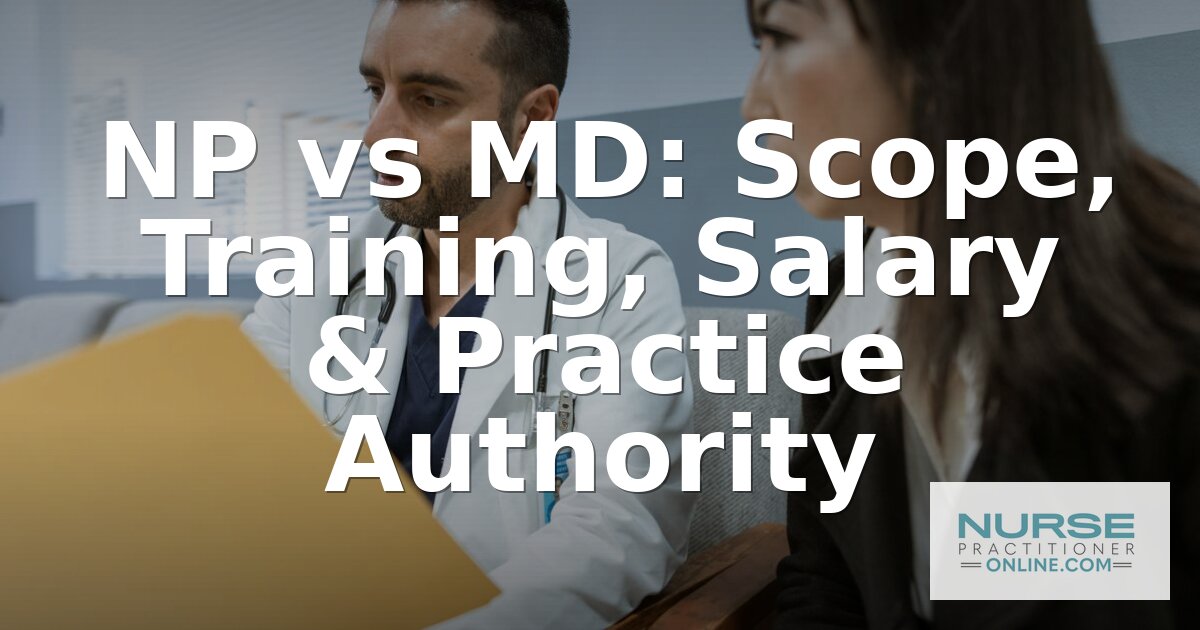 NP vs MD: Training, Salary, Scope & Practice Authority