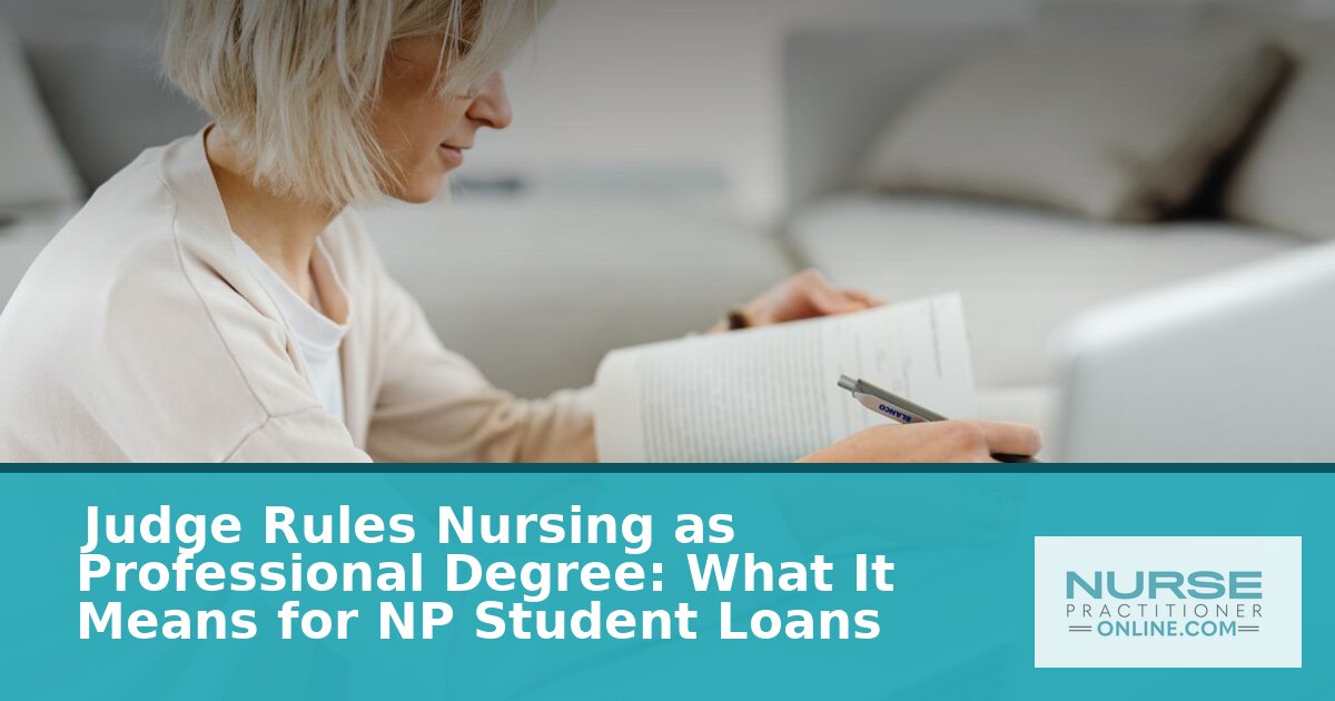 Nursing as a Professional Degree: NP Student Loan Impact