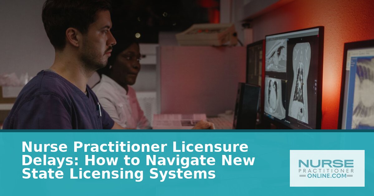 NP Licensure Delays: Navigate New State Licensing Systems