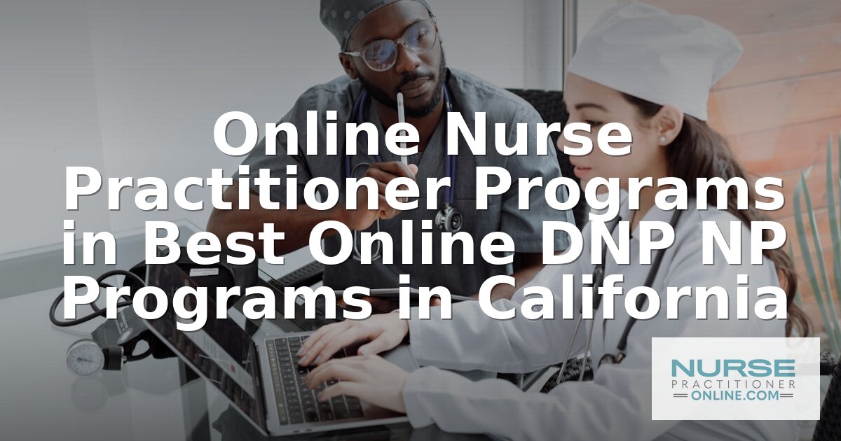 Best Online DNP NP Programs in California (2026)