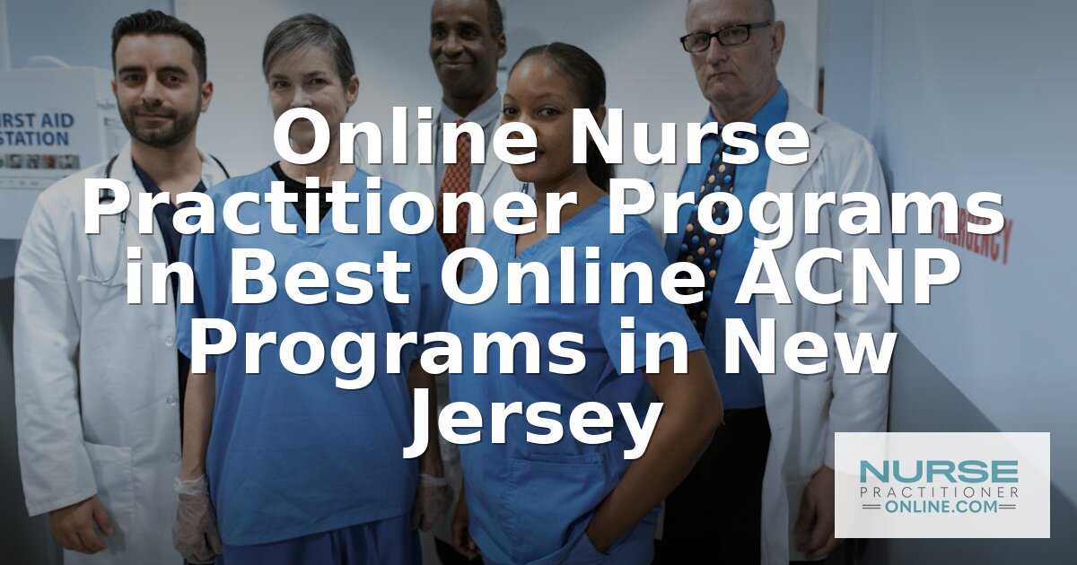 Best Online ACNP Programs in New Jersey (2026 Guide)