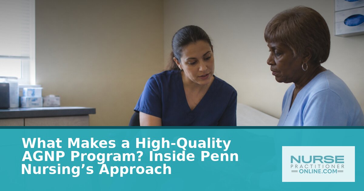 What Makes a High-Quality AGNP Program? | Penn Nursing