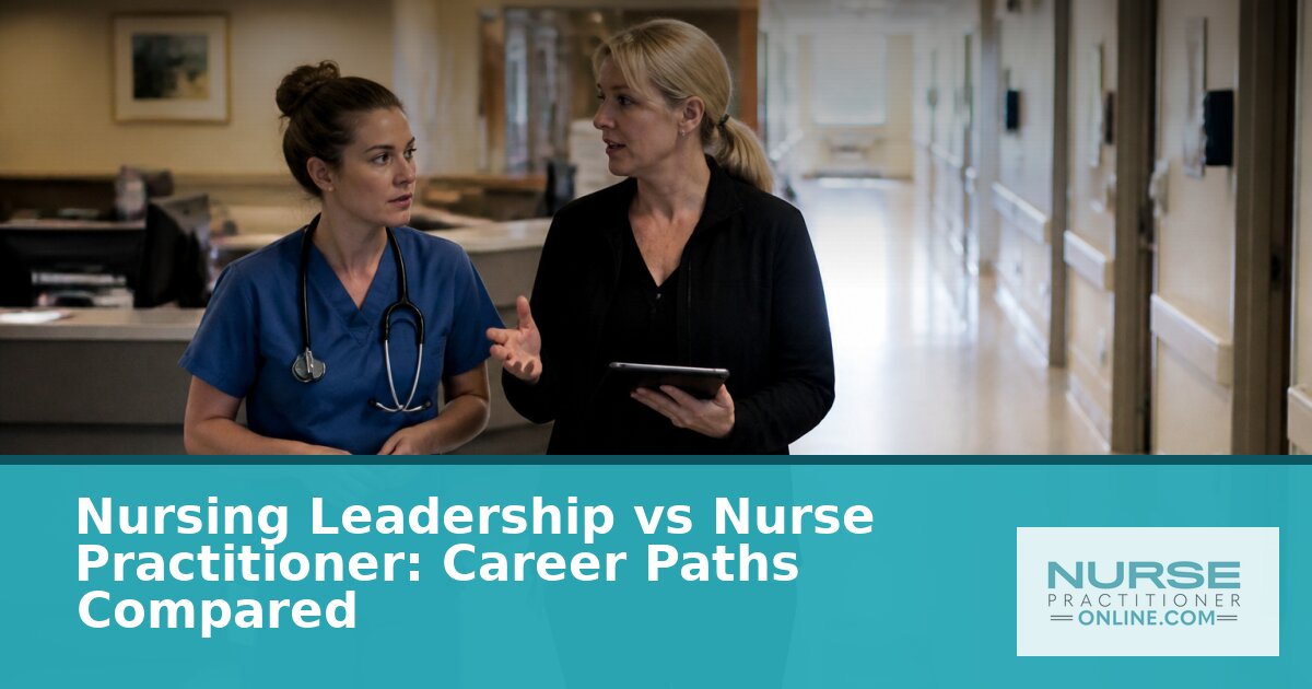 Nursing Leadership vs Nurse Practitioner: Which Path?