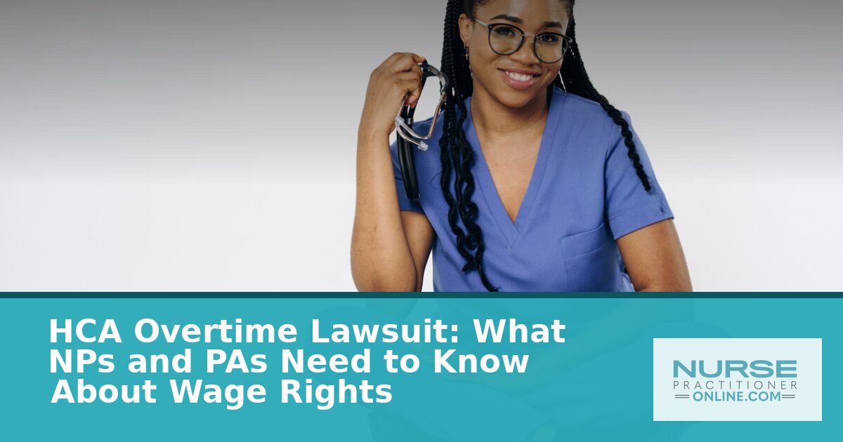 HCA Overtime Lawsuit: Wage Rights for NPs & PAs (2026 Guide)