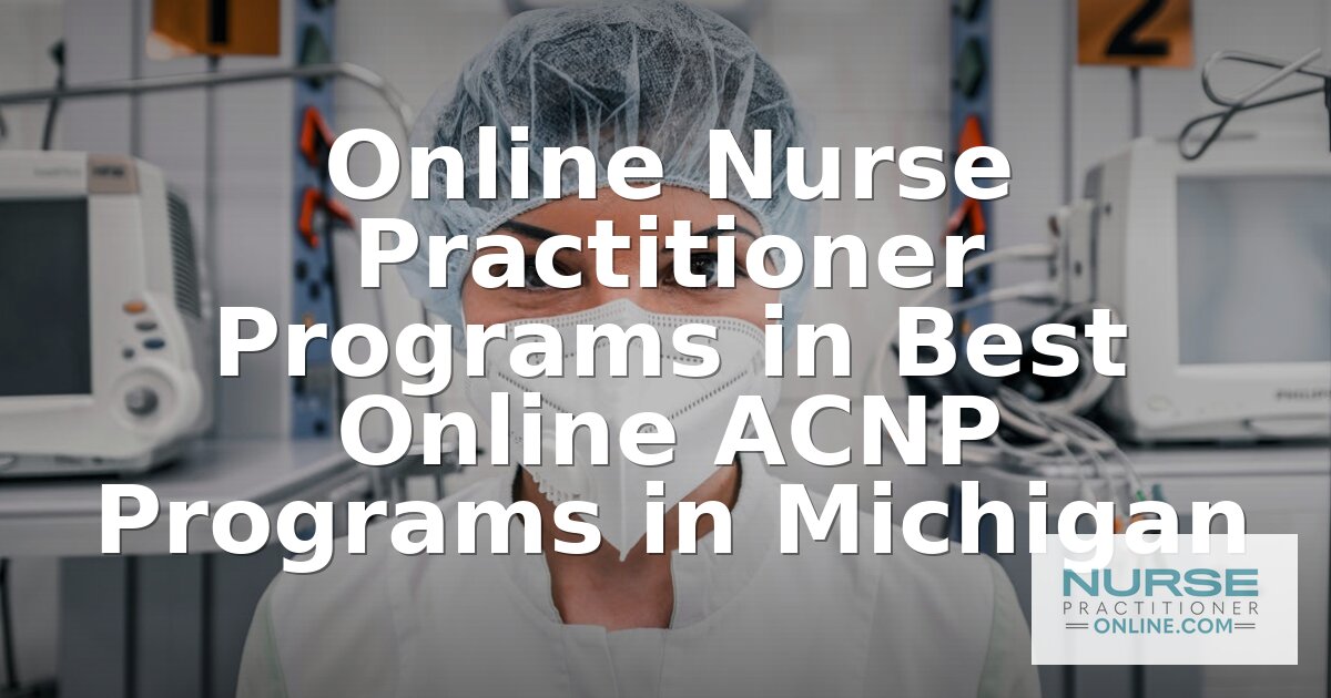 Best Online ACNP Programs in Michigan (2026 Rankings)