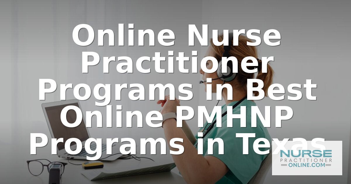 Best Online PMHNP Programs in Texas (2026 Rankings)
