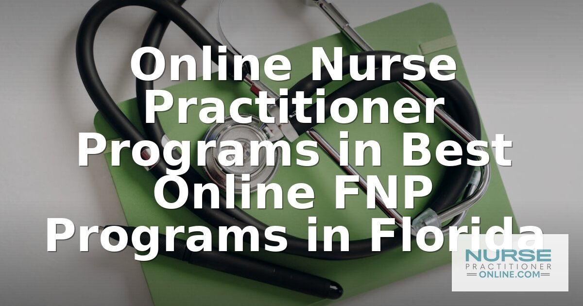 Best Online FNP Programs in Florida (2026 Rankings)