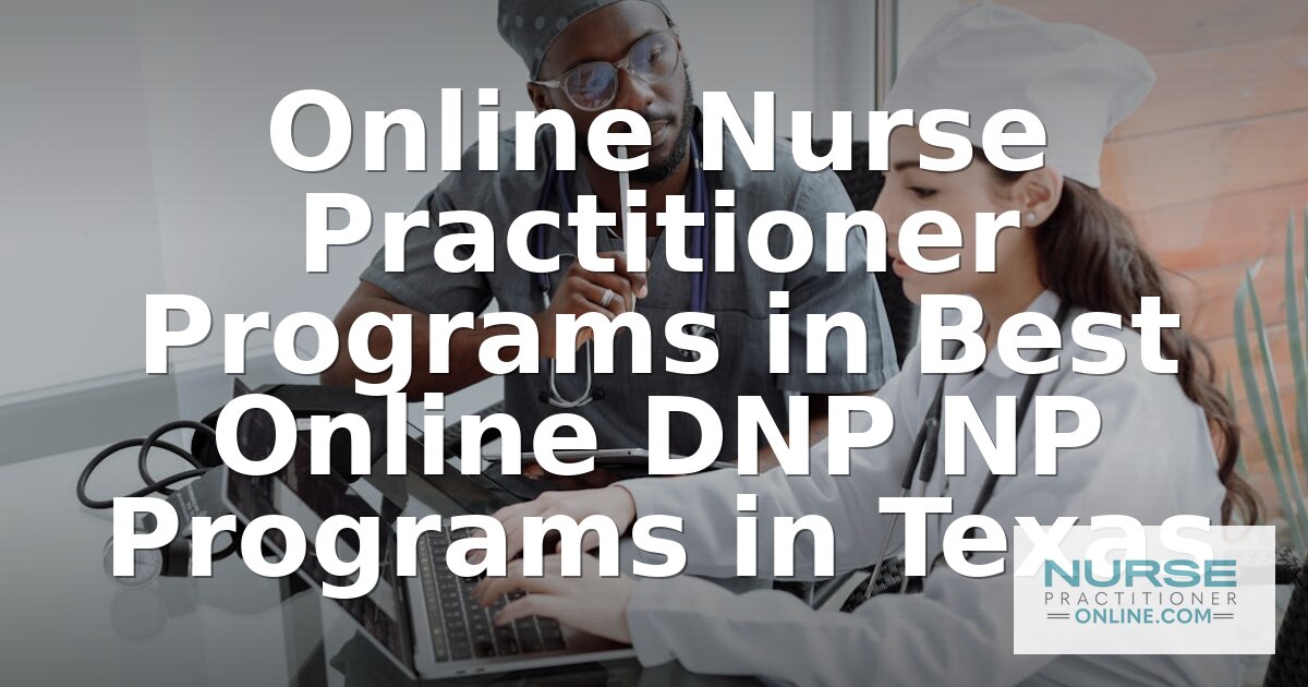 Best Online DNP NP Programs in Texas (2026 Rankings)